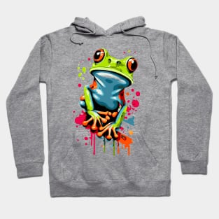 Cute Frog - Frog Art - Frog Gift Idea Hoodie